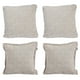 thumbnail image 1 of Set de 4 Cojines Decorativos (2 Cuadrados + 2 Cuadrados Grandes) Peco Blanco-Negro, 1 of 7