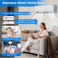 thumbnail image 3 of Giantex 12000 BTU Mini Split Air Conditioner & Heater, WiFi Enabled 22 SEER2 115V Ductless Inverter AC Unit w/Complete Installation Kit, Cools Rooms Up to 750 Sq.Ft, White, 3 of 10