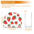 thumbnail image 4 of Yayeee Napkin Holder for Table Set of 2 Kitchen Paper Tissue Organization, Strawberry, 4 of 8