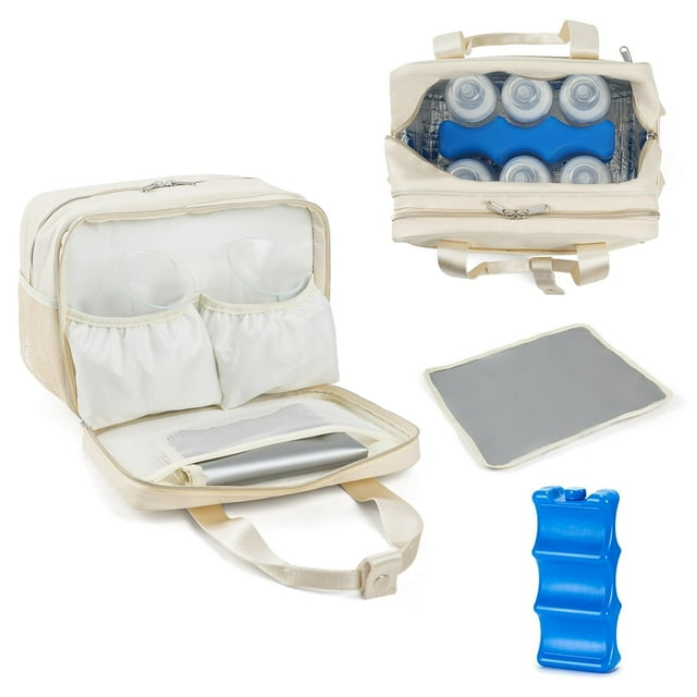 Enfriador de leche materna GEMIU para 6 biberones de 28 x 21 x 20 cm