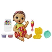 Baby Alive Super Snacks Snackin’ Lily Baby Doll Playset, 7 Pieces