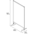 thumbnail image 3 of Bush Business Furniture Freestanding White Board Privacy Panel with Stationary Base, 3 of 3