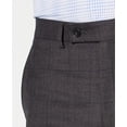 thumbnail image 4 of DKNY Men’s Modern-Fit Stretch Windowpane Suit Separate Pants (Charcoal/Navy, 32X32), 4 of 4