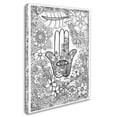 thumbnail image 2 of Trademark Fine Art "Hamsa Hand" Canvas Art by KCDoodleArt, 2 of 3