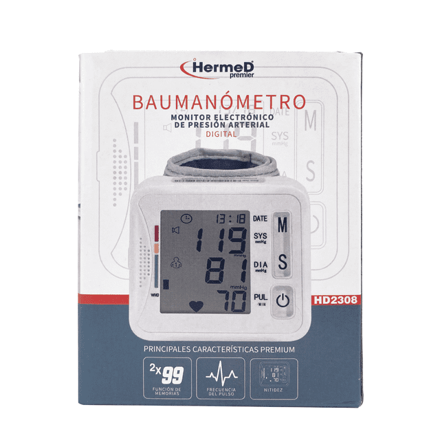 Baumanómetro Pocket Digital Hermed Alta Precisión De Medición Arterial BAUP01
