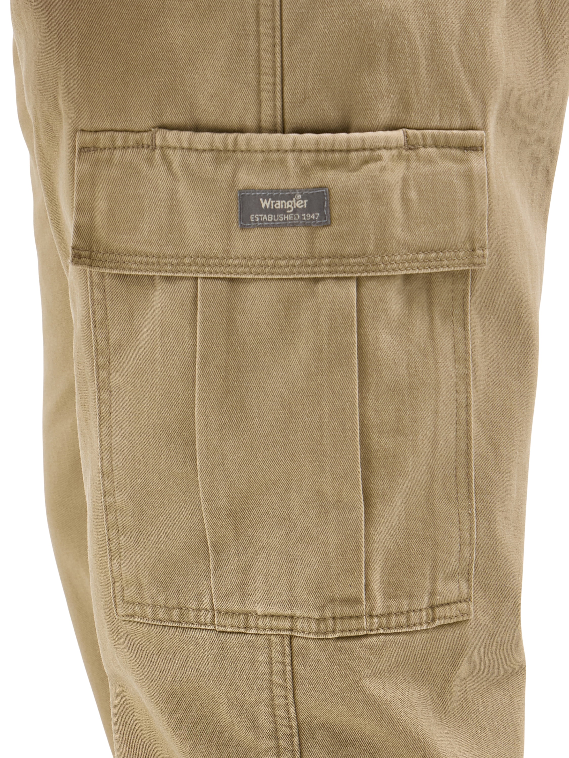 Wrangler Men's and Big Men's Relaxed Fit Fleece Lined Cargo Pant