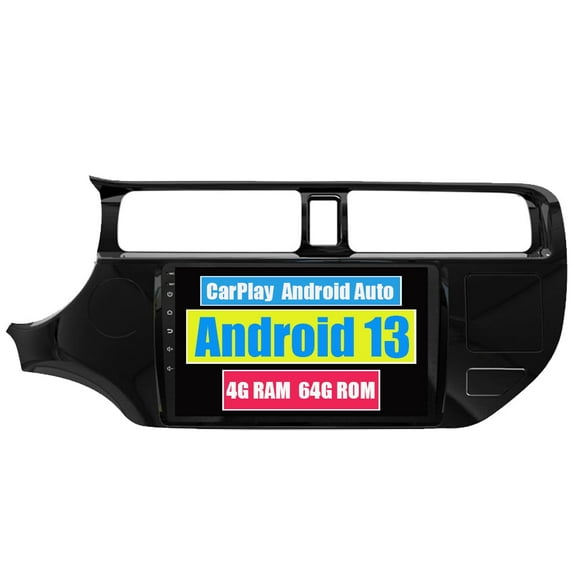 Torovo Car Stereo CarPlay Head Unit for Kia Rio 4 K3 2011 2012 2013 2014 2015 2016 2017 Android Auto Touch Screen Sat Navi Bluetooth WiFi Radio Player (For 2011-2015 Year)