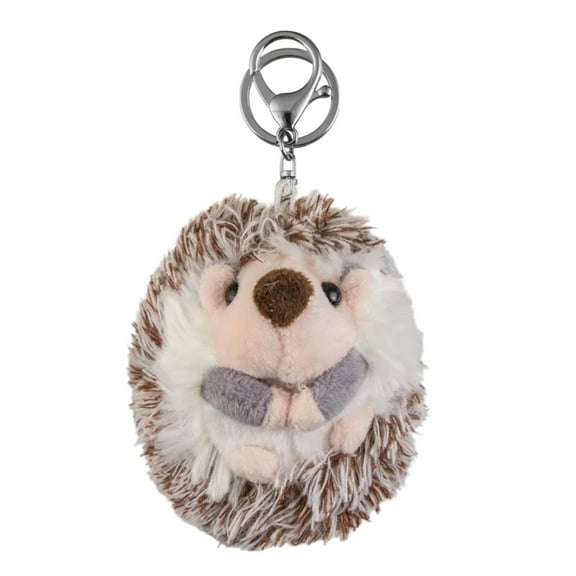 Plush Keyring Hedgehog Keychain for Key Holder Stuffed Key Chain Toy Plush Keychains For Backpacks