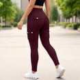 thumbnail image 7 of Women's Cotton Stretchy Skinny Jeans High Waist Leggings Tummy Control Jean Leggings Pants Style with Pockets, 7 of 7