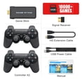 thumbnail image 1 of sweethay Consola de videojuegos de TV 4K con controlador inalámbrico de 2,4G compatible con CPS PS1 juegos clásicos consola de juegos Retro Videojuegos y accesorios 64G, 1 of 6
