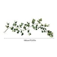 thumbnail image 5 of Dserfhy Lighted Artificial Greenery Twig Vine Garland 96 Fairy Lights 6FT Battery Operated Pre-lit Faux Olive/Eucalyptus Vine with Timer for Christmas Spring Fireplace Mantle Decor, 5 of 8