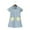 Light Blue, variant on LYMAYTER Kids Girls Cotton Nightgown Pajamas Soft Printed Sleepwear Toddler V-Neck Cardigan Dresses Robe for 3-10 Years