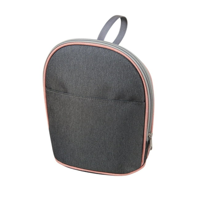 Bolsa térmica para leche materna Bolsa para almacenar leche materna Bolsa multifuncional para guardar biberones Gris