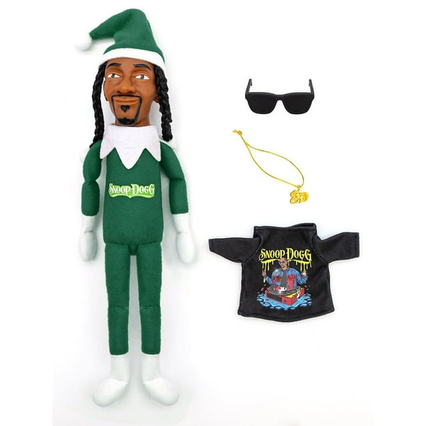 Christmas Gift Snoop on the Stoop 12” Snoop Dogg Christmas Green Plush Figurine
