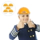 thumbnail image 5 of KAKOWELY 5 sombreros de construcción de simulación de plástico para niños, suministros para fiestas de construcción., 5 of 5