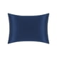 thumbnail image 1 of Funda de almohada de seda de 19 Momme REGALWOVEN para el cabello y la piel con cierre de sobre tamaño Queen color azul marino, 1 of 6