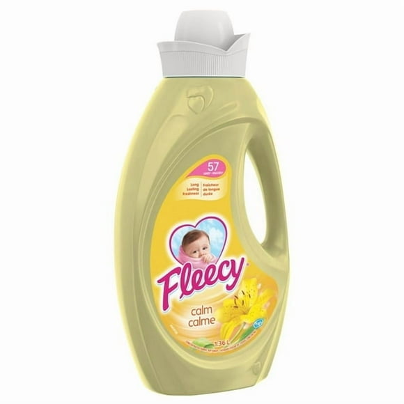 Fleecy Assouplissant Liquide pour Tissus, Aroma Therapy Calm. (Après-shampoing pour Tissus), 1,36 L - 57 Brassées