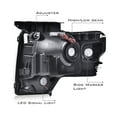 thumbnail image 5 of PIT66 LED Headlight, Fit for Ford F150 2009-2014, Left and Right Driver & Passenger Smoky lens Black Housing Clear Refle, 5 of 9