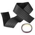 thumbnail image 1 of 1Set Car Rubber Rear Guard Bumper Protector Trim Cover (35.8Inch), 1 of 1