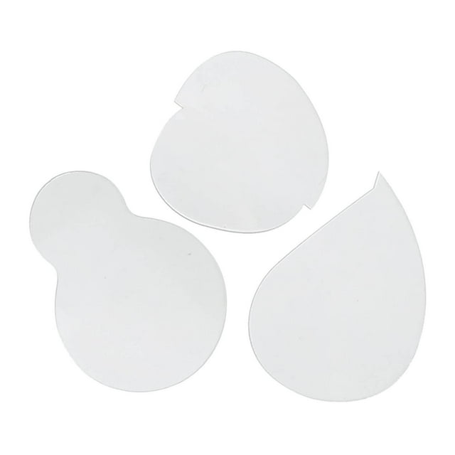 GUOOL 3 Pcs Gabarit de Quilting Couture Réutilisable Artisanat Professionnel DIY Règle de Coupe S