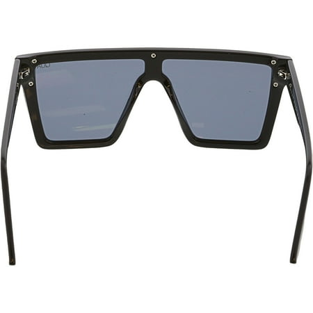 black shield glasses