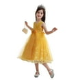 thumbnail image 2 of Elegant Girls' Special Occasion Princess Dresses for Embroidered Dress Girl's Evening Dress Yellow, 2 of 8