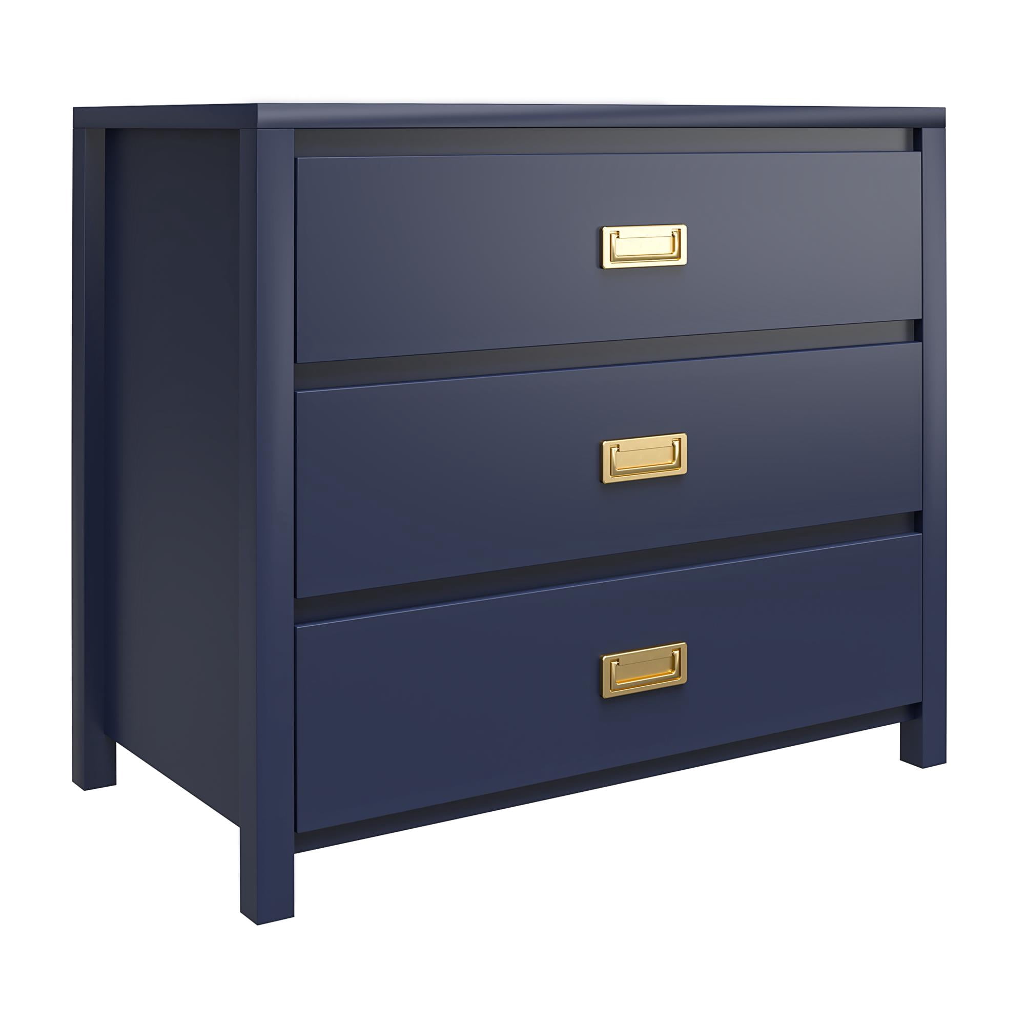 Max & Finn Haven 3-Drawer Kids' Dresser, Navy