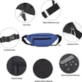 thumbnail image 3 of Riñonera impermeable para deportes de ocio, riñonera para fitness, riñonera para teléfono móvil, bolsa diagonal para viajes, bolsa para el pecho, regalos para disfrutar, festivales, 3 of 5