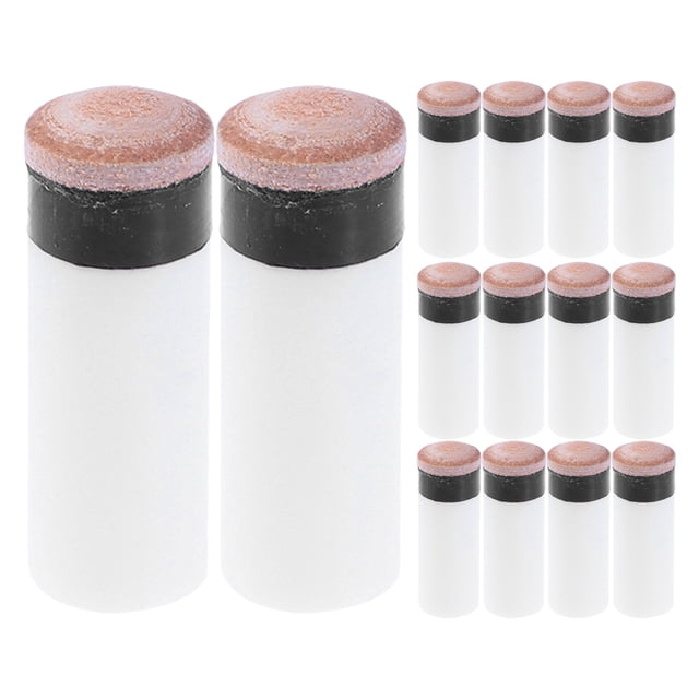 Shisuyan 14 Pcs Embouts de Queue de Billard Pièces de Rechange pour Accessoires de Queue de Billard Embouts de Queue à Enfiler Fournitures de Réparation de Queue de Billard 12mm Embouts de Queue