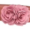 thumbnail image 6 of Segolike Womens Wide Belt Casual Corset Belt Elastic Waist Belt for Coat Dress Decoration Pink, 6 of 8