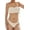 Apricot, variant on Women's Two Piece Swimsuit Bathing Suit Tie Side Ribbed Bandeau Bikini Set Swimwear Shoulders Push-up Bathing Suits