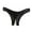 Black, variant on Womens Underwear Lace Open Cut Pearl Massage Hollow Low Waist Triangle G String Pants