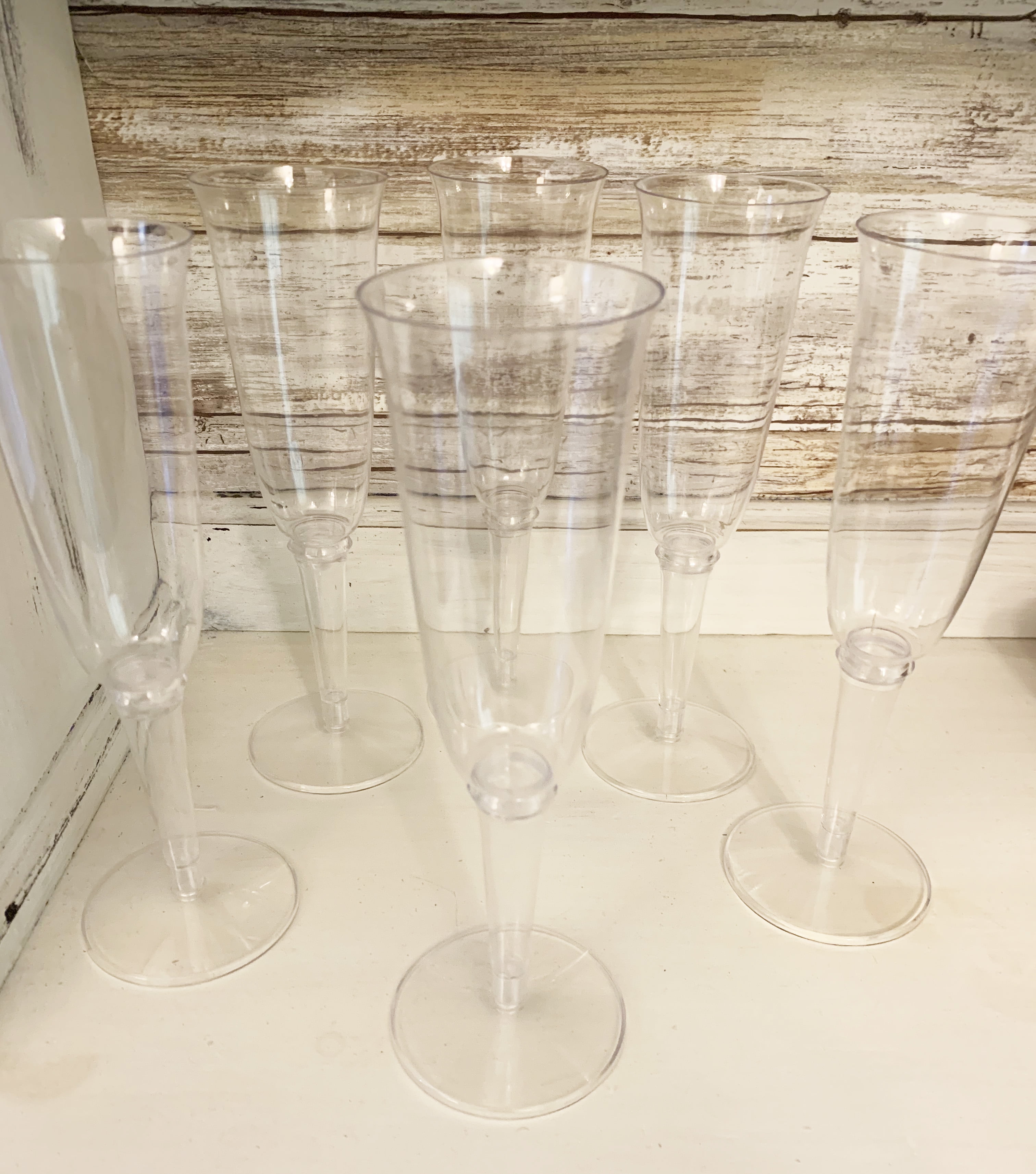 WAY TO CELEBRATE! Way to Celebrate Clear Champagne Flutes 6 oz (Pack 6)