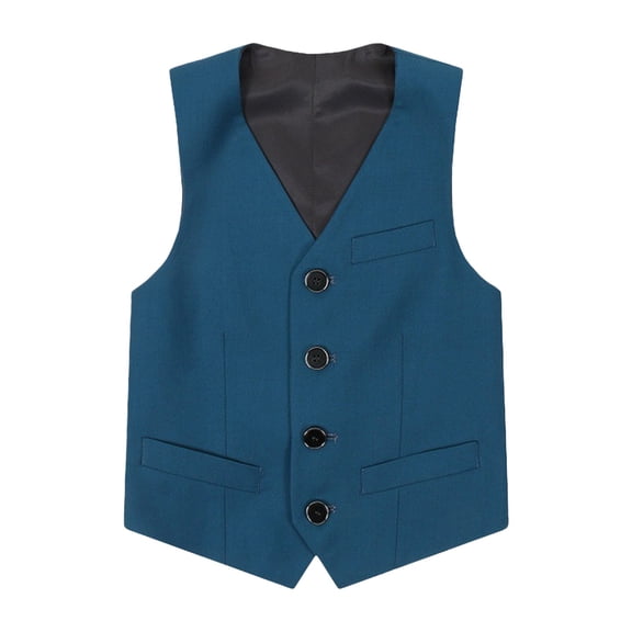 GiLiling Vest for Boys Girls Fall Lightweight Casual Uniform Jacket Underarm Top Fashion School Gilet Sleeveless Waistcoat Coat (Sky Blue, 3-4 Years)
