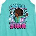 thumbnail image 2 of Karma's World - Lyrical Star Graffiti Style - Toddler & Youth Girls A-line Dress, 2 of 4