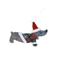 thumbnail image 2 of Xihbxyly Oferta de Hoy Adorno Colgante para Ventana con Forma de Perro Salchicha para Árbol de Navidad, 1 Pieza, 2 of 2