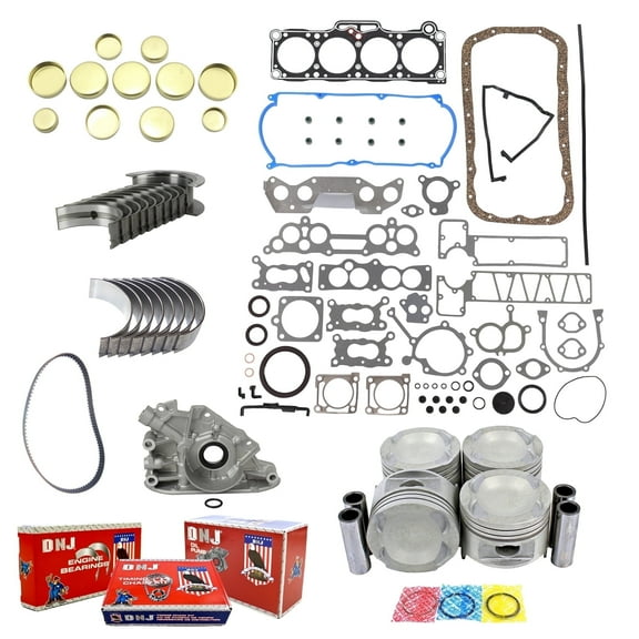 DNJ EK408M Master Engine Rebuild Kit Fits Cars & Trucks 1987-1993 Mazda B2200 2.2L SOHC L4 8V 2184cc