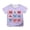 Purple, variant on Graphic Tees for Girls: Short Sleeve Crewneck Tops 5-14 Years Comfortable & Casual for Everyday Wear & Summer Parties