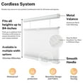 thumbnail image 2 of Keego Top Down Bottom Up Shades Cordless Cellular Blindss Double Single Cell Window Blinds Light Filtering Honeycomb Shades Thermal Insulated Blinds(Gray Sheen-Light Filtering, 49"W x 78"H), 2 of 6