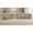 Brown - 2-Piece, variant on Dorset 2-piece Upholstered Round Track Arm Sofa Set White