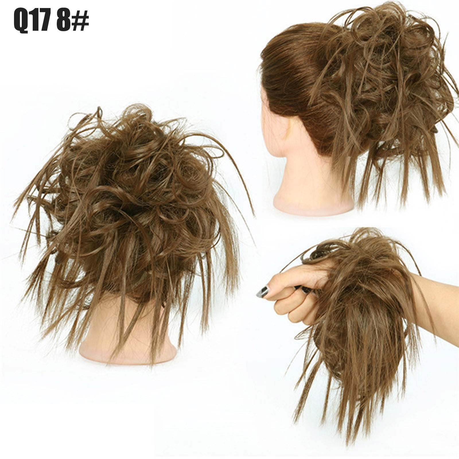 Headband Wig Human Hair Headband Wig Human Hair Synthetic Messy Scrunchies Elastic Band Hair Updo Hairpiece Fiber Natural Fake High Temperature Wire - Headband Wig Human Hair Headband Wig Human Hair Synthetic Messy Scrunchies Elastic Band Hair Updo Hairpiece Fiber Natural Fake High Temperature Wire -