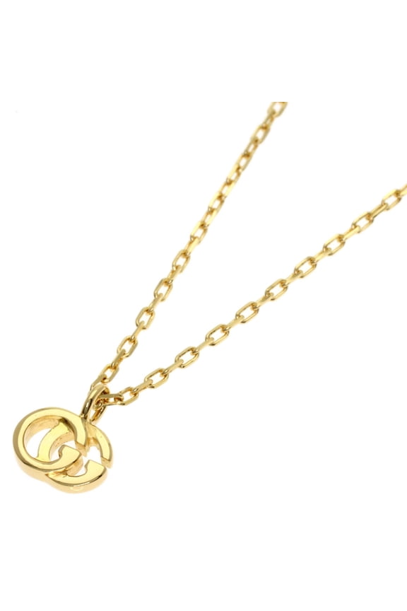 Pre-Owned Gucci GG Running Necklace, 18K Yellow Gold, Women's