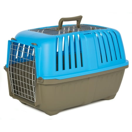 UPC: 0027773026471 | MidWest Homes For Pets Spree Hard-Sided Pet Carrier  24-Inch Spree  Blue  2-Door Top Load