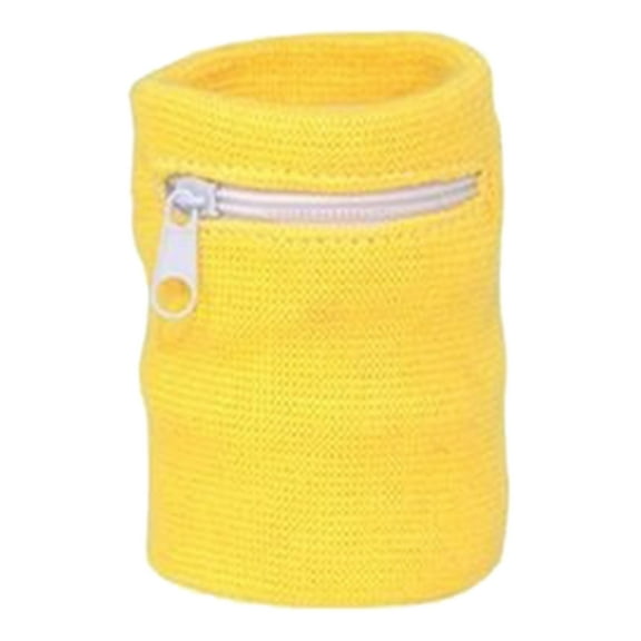 Naierhg 1Pc Wallet Pouch Wrist Wrap Bandage Support Zipper Running Sports Wristband