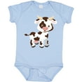 thumbnail image 3 of Inktastic Cute White Holstein Cow with Brown Spots Boys or Girls Baby Bodysuit, 3 of 5