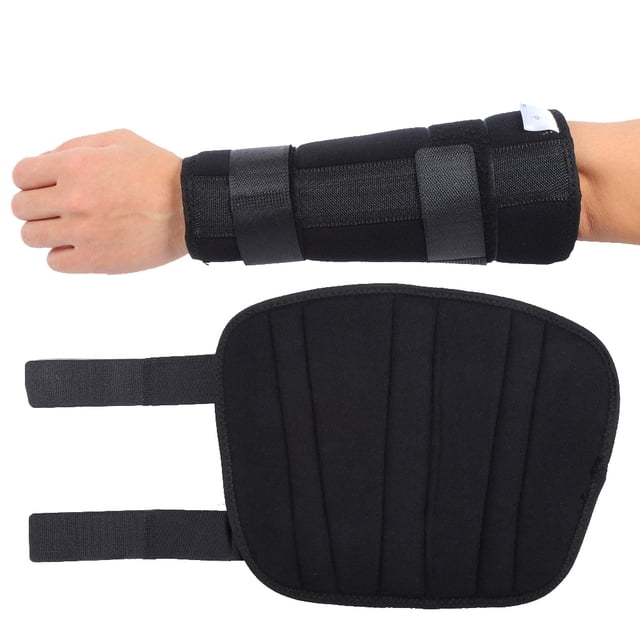 Bande de Fixation Attelle de Bras Fixation du Bras Attelle Récupération après Fracture Soutien Bande de Fixation de l'Avant-bras Fracture Entorse Contreplaqué Fixation Attelle Réadaptation Soutien Noir