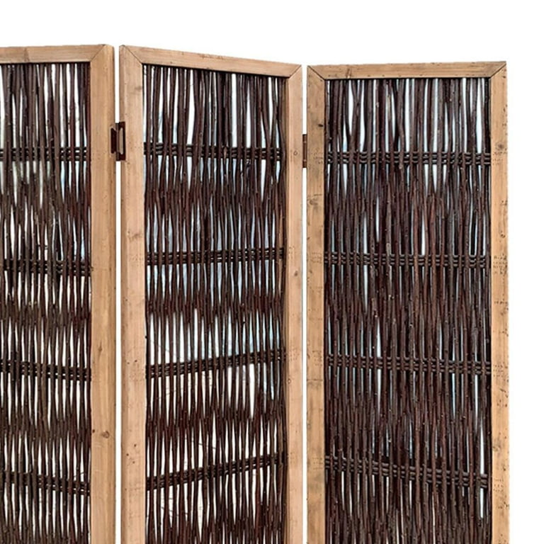 3 Panel Kirkwood Room Divider With Interconnecting Branches Design 3 Panel Kirkwood Room Divider With Interconnecting Branches Design