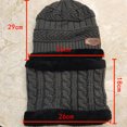 thumbnail image 5 of Adultos Grueso Cálido Mantener Invierno Cálido Sombrero Bufanda Niño Niña Tejido Beanie Conjunto de pañuelo para el cuello GeweYeeli PS6494-05, 5 of 5
