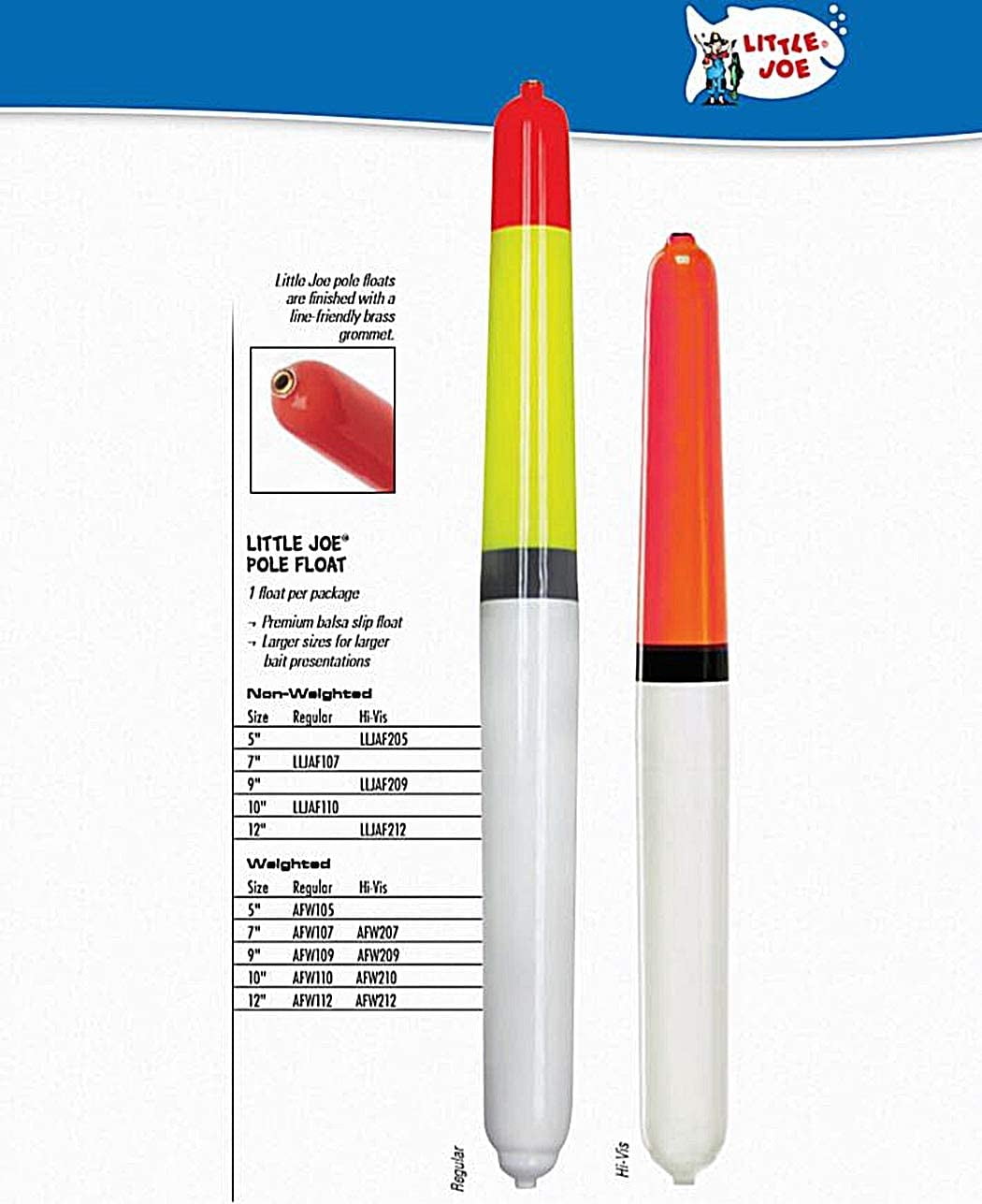 Lindy LJ Pole Float 7'' 1/Bag - Walmart.com