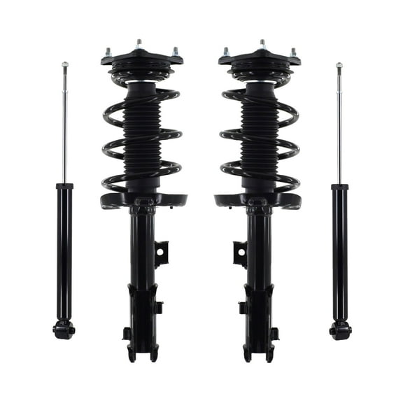Set Front Quick Complete Strut-Coil Spring-Rear Shock For 2014-2018 KIA Soul L4